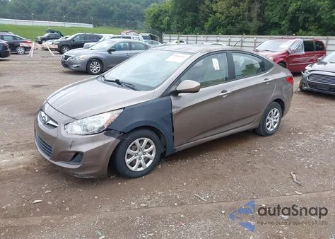 2014 Hyundai Accent Gls from USA, damaged, VIN KMHCT4AE9EU667067
